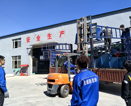 內(nèi)蒙古470型三機(jī)組全自動生物質(zhì)顆粒生產(chǎn)流水線